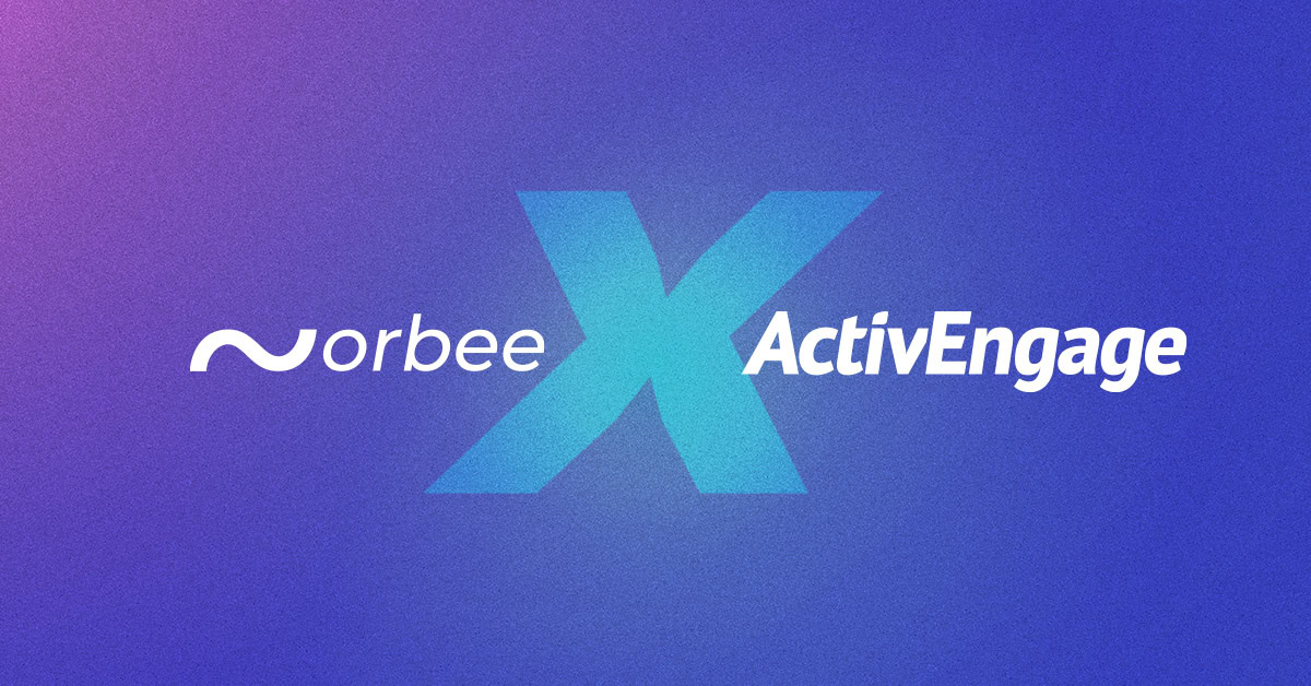 Orbee and ActivEngage logo collage